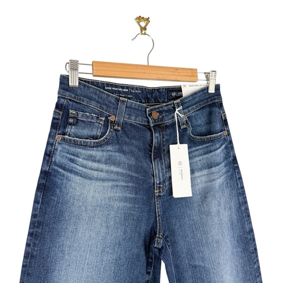 AG Saige Wide Leg Crop Jeans  Enigma Sz 26 NWT - Picture 4 of 14